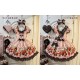 Dream Whale Strawberry Chocolate Blouse Salopette JSK and OP(Pre-Order/Full Payment Without Shipping)